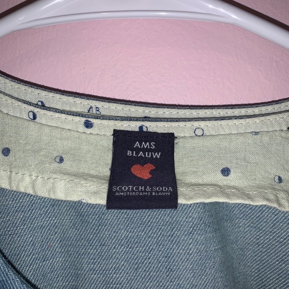 - AMS BLAUW SCOTCH AND SODA DENIM ROMPER - Picture 8 of 11